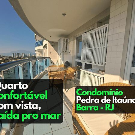 Quarto Privativo Em Apto Barra Com Vista - Com Anfitriao Río de Janeiro Exterior foto