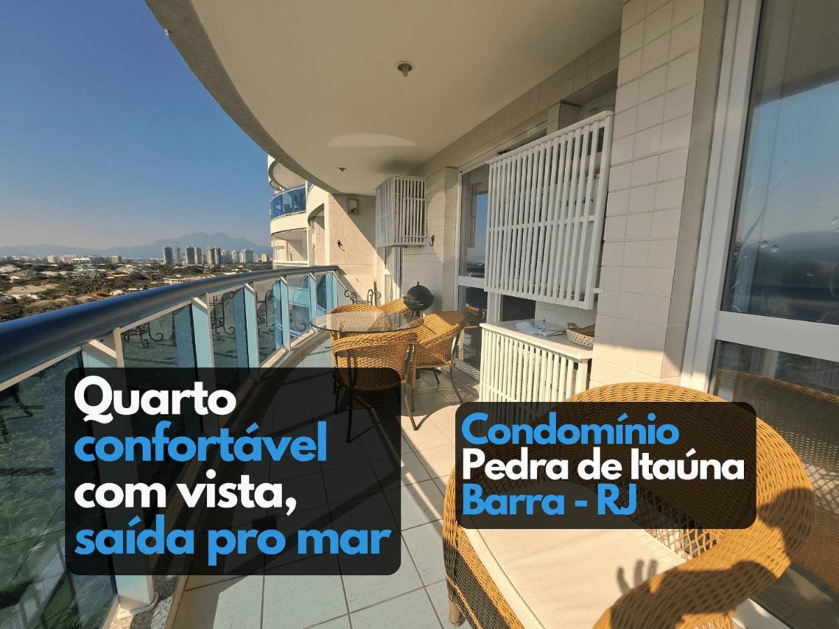 Quarto Privativo Em Apto Barra Com Vista - Com Anfitriao Río de Janeiro Exterior foto